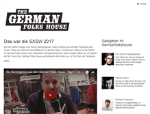 Tablet Screenshot of germanfolkshouse.com